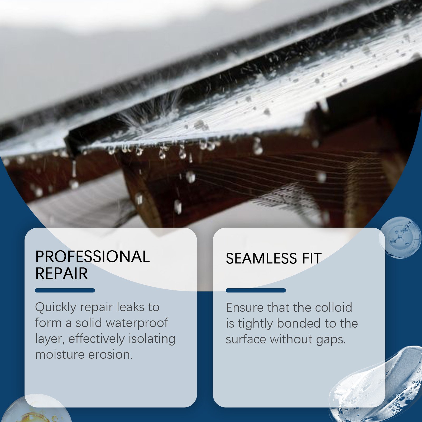 Jue Fish Transparent Waterproof Adhesive (100g) Is A Household Transparent Adhesive For Leak Repair And Prevention Of Bathroom Tiles And Wall Tiles - Image 3