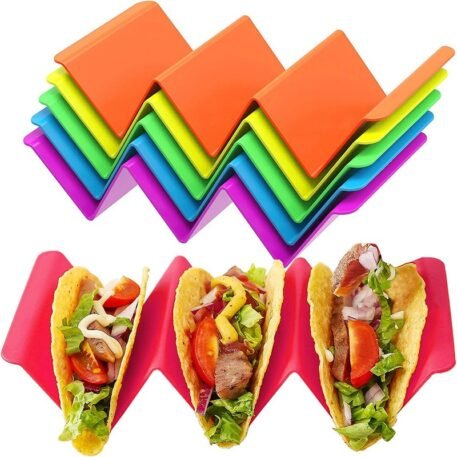 Plastic multi-color wavy tower with thin cake holder tray and Mexican cake holder - Image 12