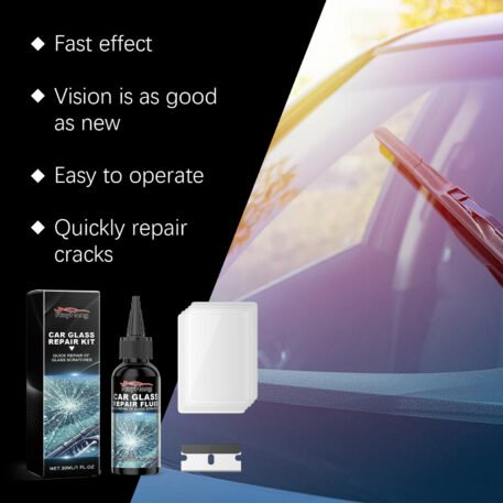 Rayhong Car Repair Kit, Windshield Crack Repair Fluid To Improve Vision Clarity Tool - Image 3