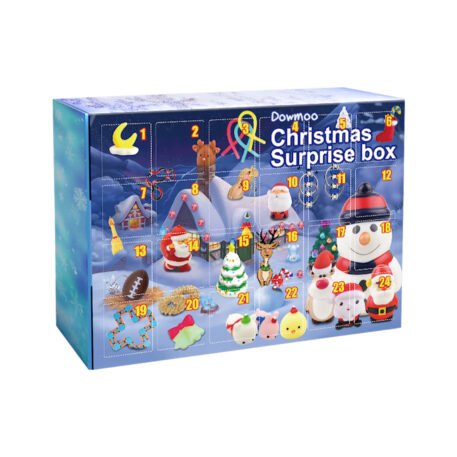 Christmas Surprise Blind Box, Christmas Relief Toys Celebration Atmosphere 24 Random Hidden Blind Box Gifts - Image 2