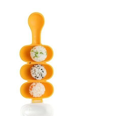 Food grade pp baking tool wobbly meatball artifact cartoon children's sushi Rice and vegetable roll mold - Image 3