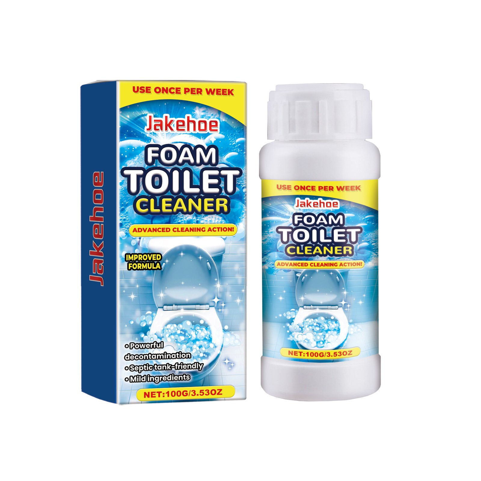 Foam Toilet Cleaner Toilet Cleaner Stains Urine Stains Descaling Odor Cleaning Toilet Cleaner - Image 2