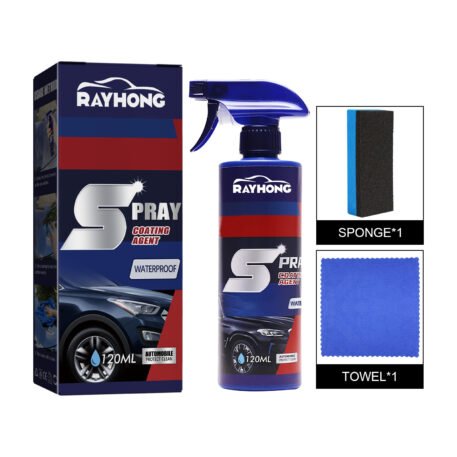 Car Coating Agent Spray, Car Paint Maintenance Paint Decontamination Brightening Nano Coating Spray Coating Agent - Image 2
