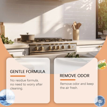 Kitchen Heavy Oil Foam Cleaner Household To Remove Heavy Oil Kitchen Appliances Stain Cleaner - Image 4