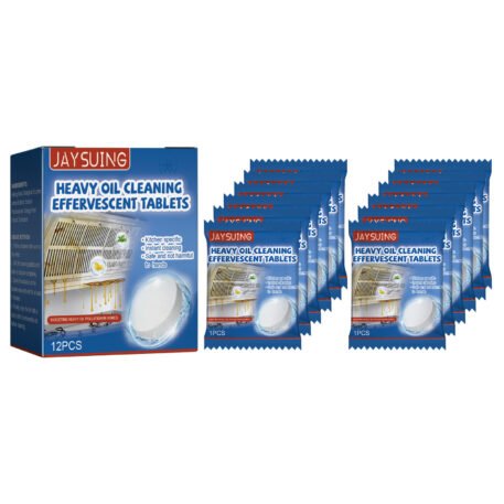 Kitchen Oil Stain Cleaning Tablets Heavy Oil Dirt Stain Cleaning Effervescent Tablets Kitchen Range Hood Cooktop - Image 2