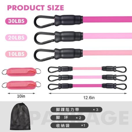 Hip Training Kick Pull Rope Ankle Buckle Strap Fitness Leg Speed Trainer Gym Fitness Accessories Sets Leg Puller - Image 2