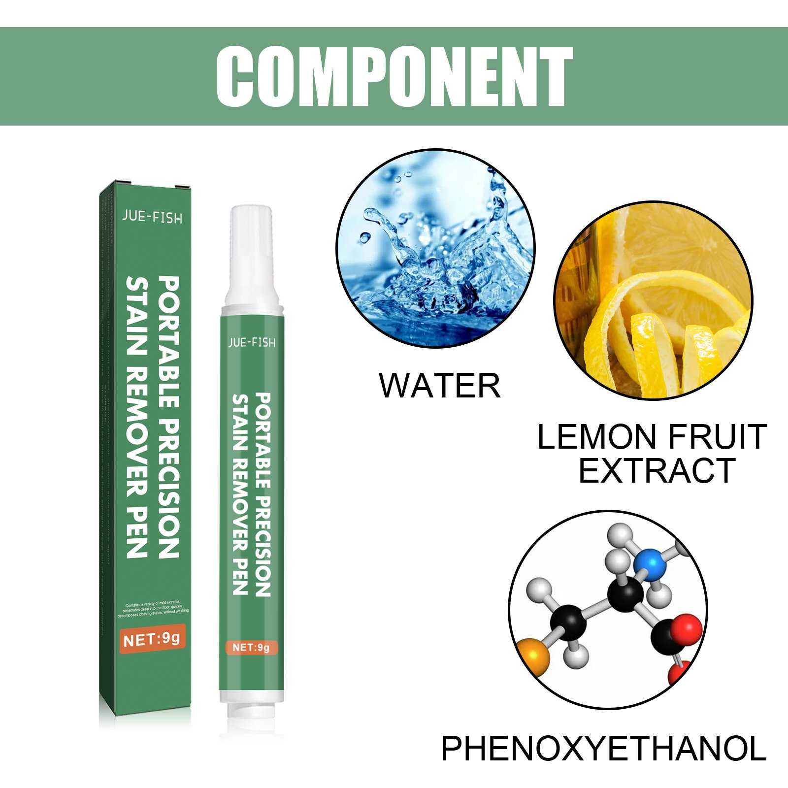 Portable Precision Stain Remover Pen, Free Wash Remove Oil Stains Yellow Clothes Clean And Decontamination Pen - Image 6