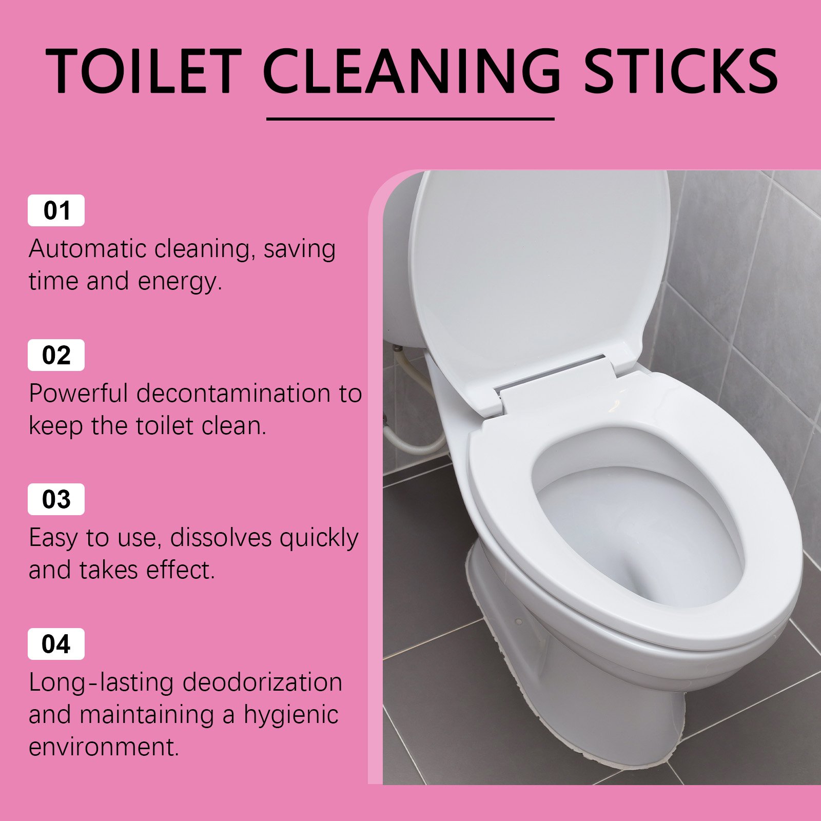 Jue Fish Multi-Functional Toilet Cleaning Stick (112g) Is A Multi-Effect Toilet Cleaning Stick For Cleaning Toilet Odors, Stains And Urine Scale - Image 4