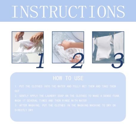 Laundry Soap, Clothes Clean Grease Mildew Spot Underwear Soap Hand Protection Deep Clean Easy To Bleach Hands - Image 8
