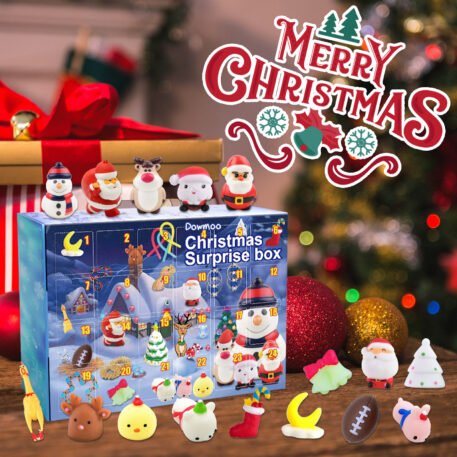 Christmas Surprise Blind Box, Christmas Relief Toys Celebration Atmosphere 24 Random Hidden Blind Box Gifts - Image 7