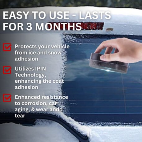 Sponge For Car Glass Hydrophobic Snow Defroster For Car Portable Deicing Cleaning Sponge - Image 5
