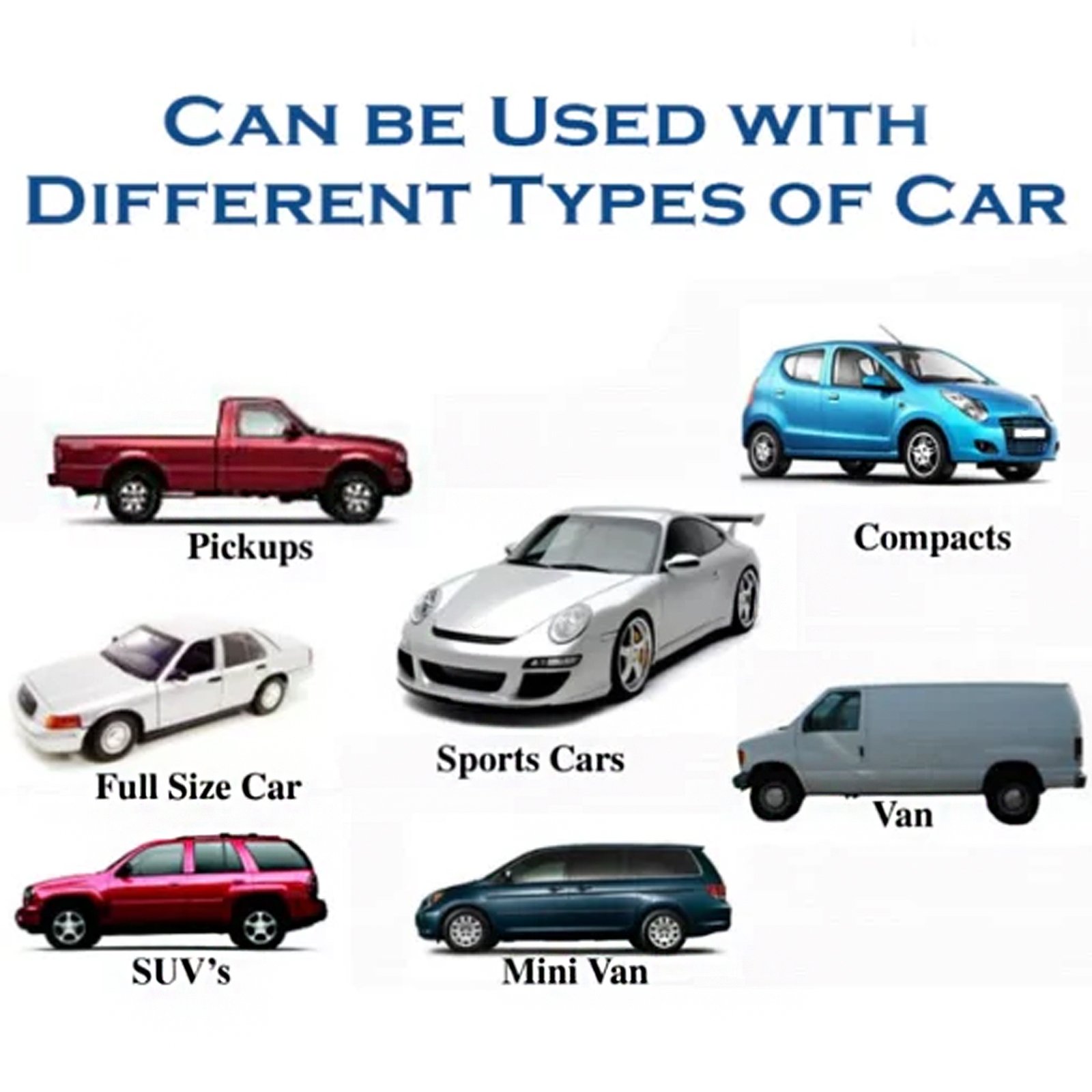 DivineLink1 versatile car accessories compatible with pickups compacts full-size cars sports cars vans SUVs and minivans ideal for any vehicle type