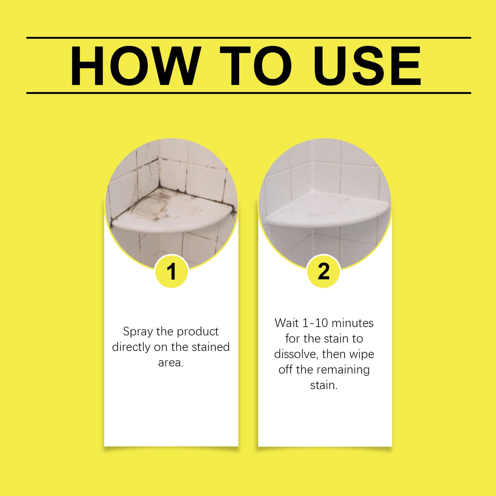 Stain Remover Scale Household Tile Crevices Refrigerator Sink Toilet Stain Remover - Image 7