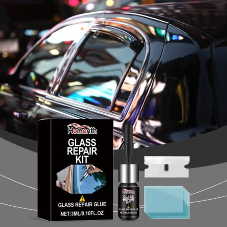 Glass Repair Kit Automotive Windshield Cracks Scratches Clear Vision Portable Adhesive - Image 3