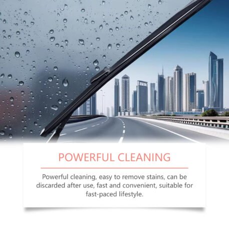 Rayhong Car Windshield Oil Film Cleaning Wipes, Clear Vision Glass Refurbished Decontamination Cleaning Wipes - Image 4