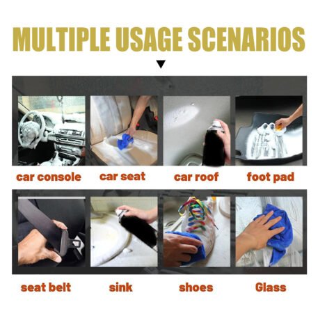 Car Interior Cleaner, Interior Instrument Panel Cleaning Maintenance Polishing Refurbished Multi-Functional Cleaner - Image 4
