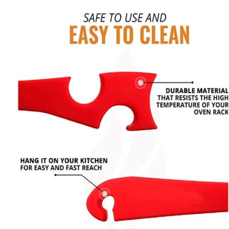 Oven baking tray tool kitchen multifunctional push-pull rod non scalding hand push-pull device - Image 5