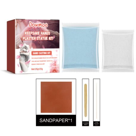 Hand Casting Kit, Three-Dimensional Hand Model Plaster Clone Model Homemade Commemorative Gift Crafts - Image 2