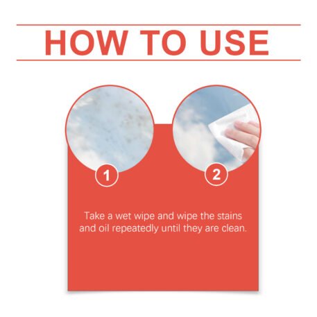 Rayhong Car Windshield Oil Film Cleaning Wipes, Clear Vision Glass Refurbished Decontamination Cleaning Wipes - Image 6