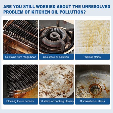 Kitchen Oil Stain Cleaning Tablets Heavy Oil Dirt Stain Cleaning Effervescent Tablets Kitchen Range Hood Cooktop - Image 4