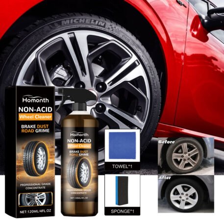 Non-Acid Wheel Cleaner, Wheel Hub Renovation Cleaning And Polishing Maintenance Multi-Functional Cleaning Agent - Image 3