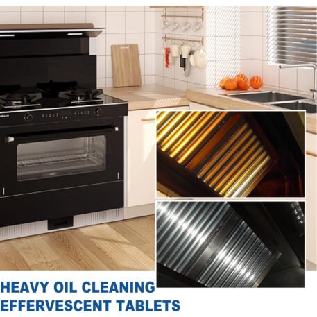 Kitchen Oil Stain Cleaning Tablets Heavy Oil Dirt Stain Cleaning Effervescent Tablets Kitchen Range Hood Cooktop - Image 5