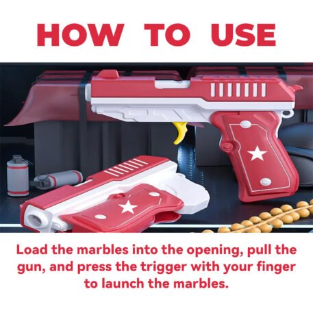 Bullet Toy Gun, Fun Children's Outdoor Interactive Toys Transform Continuous Gift For Boys - Image 6