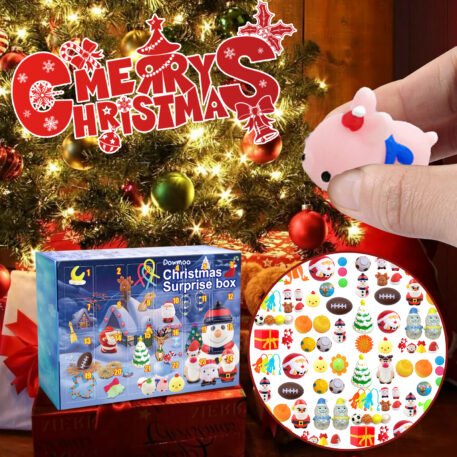 Christmas Surprise Blind Box, Christmas Relief Toys Celebration Atmosphere 24 Random Hidden Blind Box Gifts - Image 6