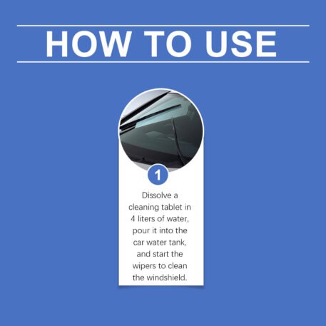 Rayhong Windshield Cleaning Tablets Car Windows Waterproof And Rain Cleaning Stains Daily Maintenance Effervescent Tablets - Image 6