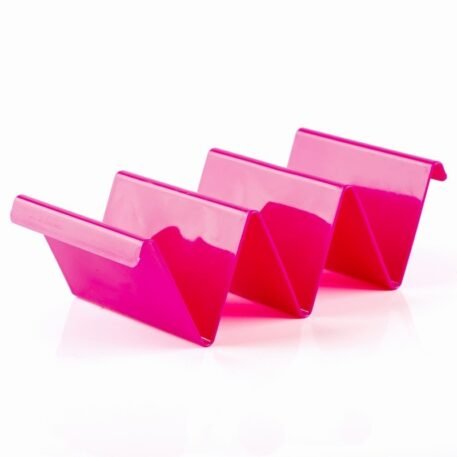 Plastic multi-color wavy tower with thin cake holder tray and Mexican cake holder - Image 3