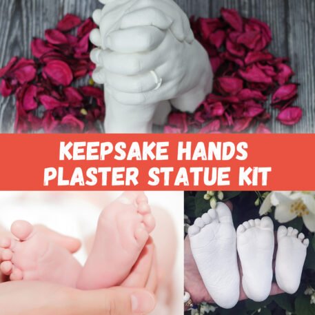 Hand Casting Kit, Three-Dimensional Hand Model Plaster Clone Model Homemade Commemorative Gift Crafts - Image 4