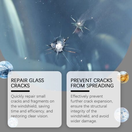 Windshield Repair Adhesive, Windshield Cracks And Scratches Repair Clear Vision Repair Adhesive - Image 5