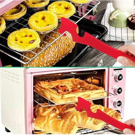 Oven baking tray tool kitchen multifunctional push-pull rod non scalding hand push-pull device - Image 3