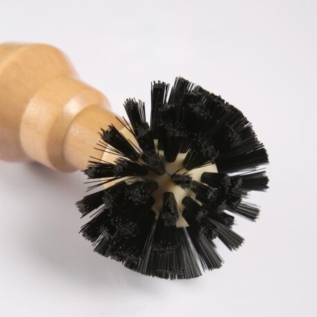Coffee machine powder bowl cleaning brush Solid wood handle cleaning brush Coffee powder bowl brush cleaning brush - Image 3