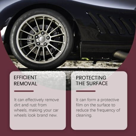 Automobile Wheel Rust Remover, Wheel Rust Remover Spray Rim Rust Remover Polishing Clean Wheel Rust Remover - Image 4